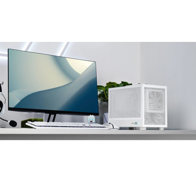 Deepcool Корпус DeepCool CH160 Mesh White (R-CH160-WHNMI0-G-1) без БЖ
