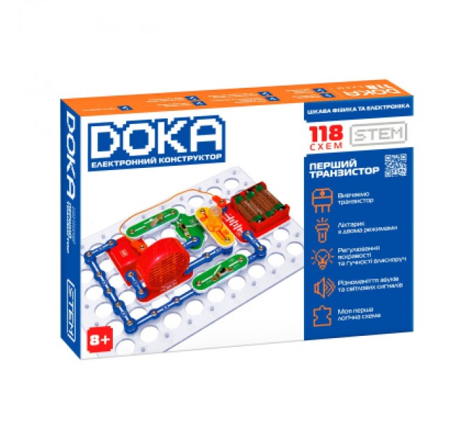 Конструктор DOKA електронний 118 схем (D70701)