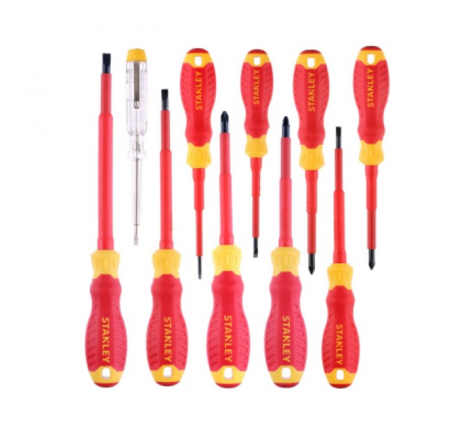 Набір викруток Stanley FatMax VDE 1000V ізольовані, 10 штук. (STHT60032-0)