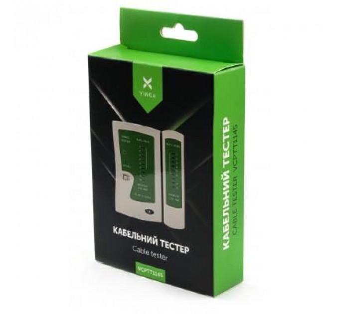 Тестер кабельний Vinga RJ-45/RJ-11 (VCPTT1145)