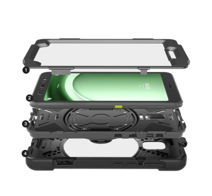 BeCover Чохол до планшета BeCover Heavy Duty Samsung Galaxy Tab Active 3 SM-T570/SM-T575/SM-T577 8" Black (713450)