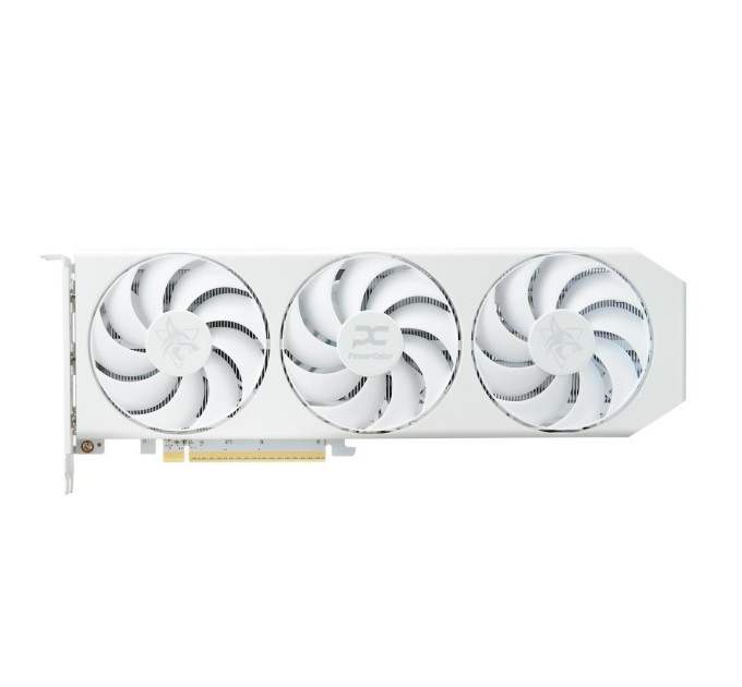 PowerColor Відеокарта AMD Radeon RX 9060 XT 16GB GDDR6 Hellhound Spectral White PowerColor (RX9060XT 16G-L/OC/WHITE)