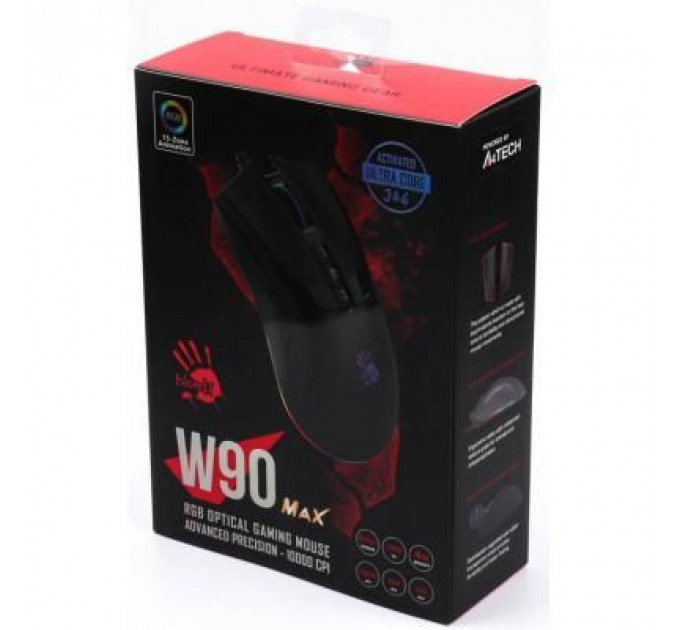 Мишка A4Tech Bloody W90 Max Stone black
