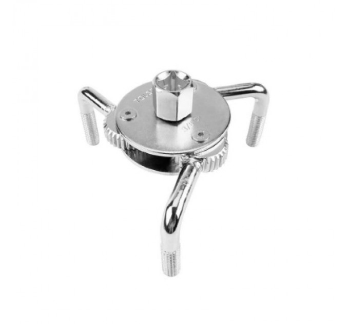 Автомобільний зйомник Tolsen фільтру оливи "Краб" 65-120 мм 3/8"+1/2" Профі (65110)