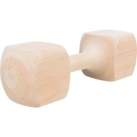 Іграшка для собак Trixie Гантель Дерев'яна Гранована 25 см (4011905032245)