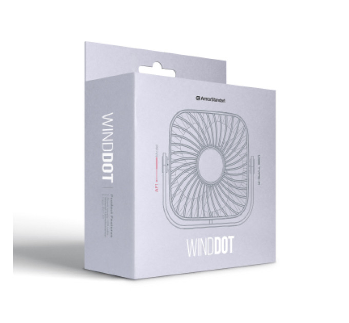 Armorstandart USB вентилятор Armorstandart WindDot AF1 USB-A White (ARM85146)