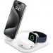 Зарядний пристрій Belkin 3in1 Magnetic Foldable iPhone/Watch/AirPods Qi2 15W white (WIZ029VFWH)