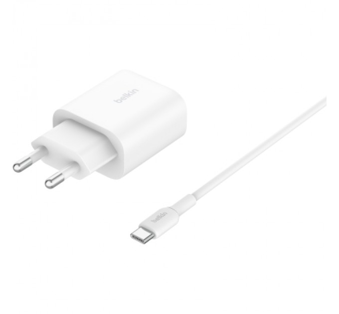 Зарядний пристрій Belkin 3in1 Magnetic Foldable iPhone/Watch/AirPods Qi2 15W white (WIZ029VFWH)