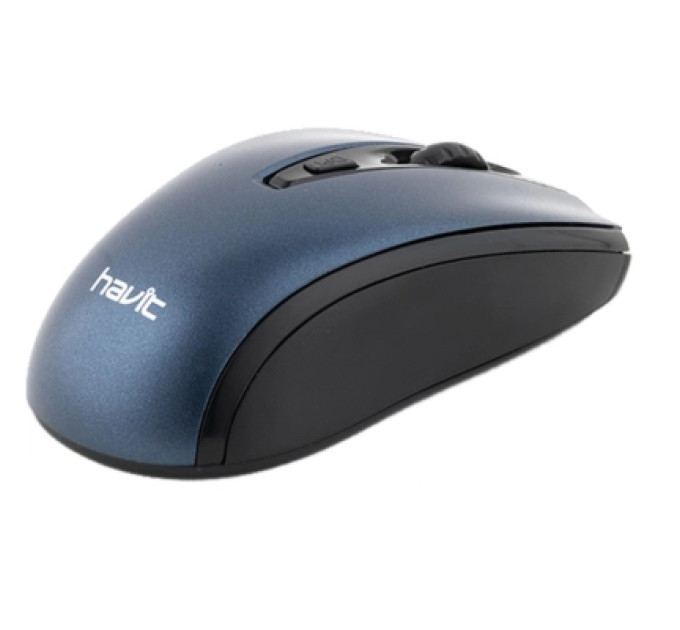 Havit Мишка Havit HV-MS858GT Wireless Black-Blue (6939119026721)