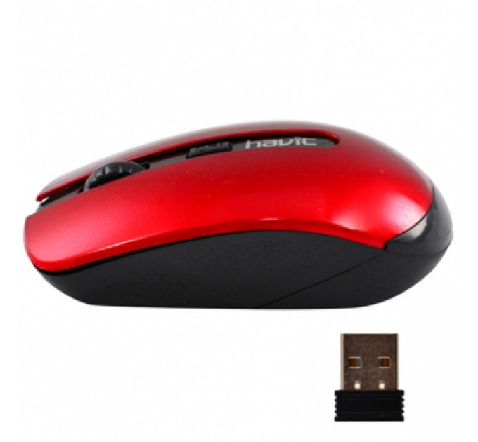 Havit Мишка Havit HV-MS989GT Wireless Black/Red (6950676251623)