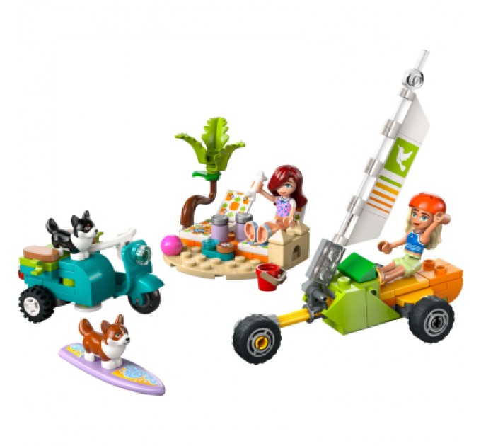 Конструктор LEGO Friends Собачі пригоди на серфі та скутері (42641)