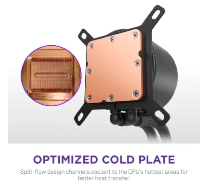 NZXT Система рідинного охолодження NZXT Kraken Plus RGB V2-360 mm AIO liquid cooler Bl (RL-KR360-B2)