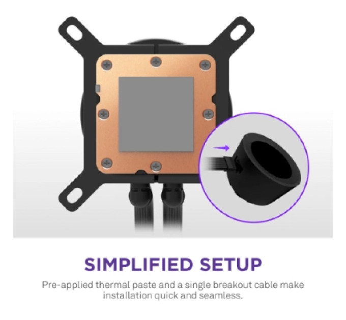 NZXT Система рідинного охолодження NZXT Kraken Plus RGB V2-360 mm AIO liquid cooler Bl (RL-KR360-B2)