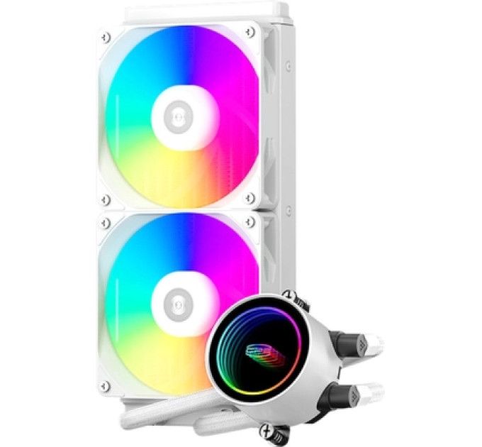 PcCooler Система рідинного охолодження PcCooler DA240 ARGB WH