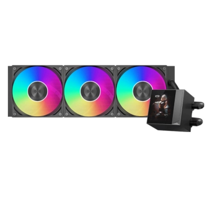 PcCooler Система рідинного охолодження PcCooler DC360 Pro ARGB Display BK