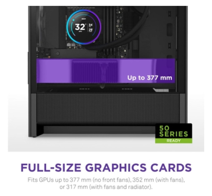 NZXT Корпус NZXT H3 Flow All Black (CC-H31FB-01)