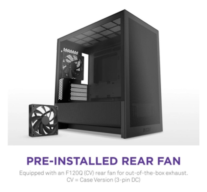 NZXT Корпус NZXT H3 Flow All Black (CC-H31FB-01)