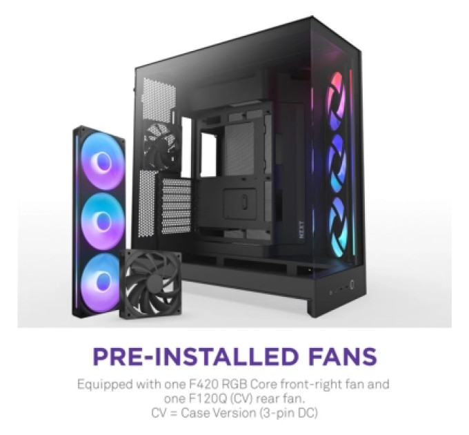 NZXT Корпус NZXT H9 Flow RGB Dual-Chamber All Black (CM-H92FB-R1)
