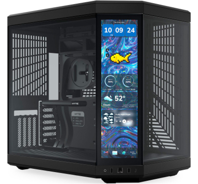 Hyte Корпус Hyte Y70 Touch Infinite Black (CS-HYTE-Y70TTI-BB)