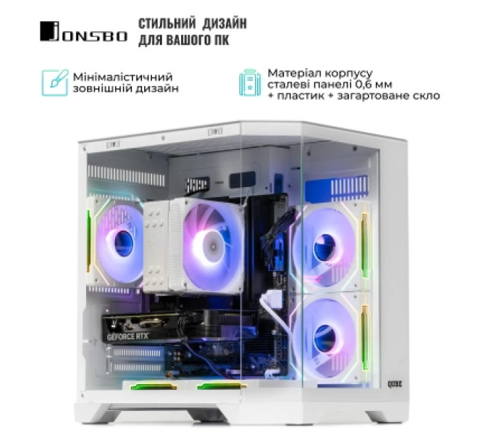 Qube Корпус Qube CRYSTAL_GWNU3