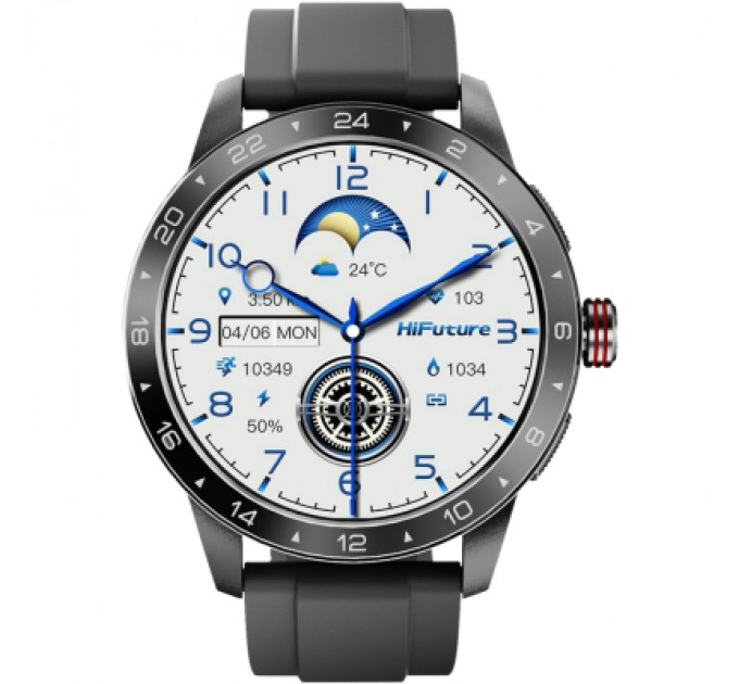 Смарт-годинник HiFuture flex 2 black (flex2.black)