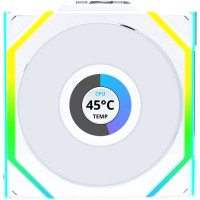 Кулер до корпусу Lian Li Uni Fan SL WIRELESS LCD Reverse, 120-1 (G99.12RSLLCD1W1W.00)