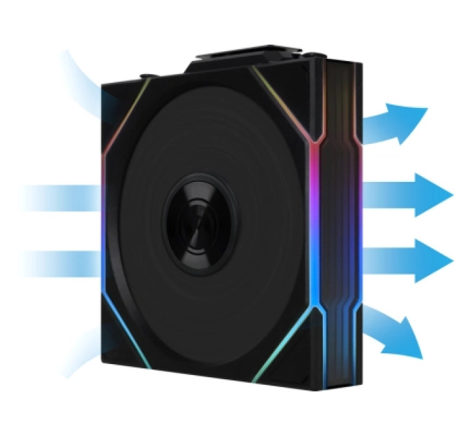 Lian Li Кулер до корпусу Lian Li Uni Fan TL WIRELESS 120-1, Black (G99.12TL1W1B.00)