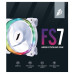 1stPlayer Кулер до корпусу 1stPlayer FS7 White (FS7-WH-1IN1)