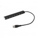 Gembird Концентратор Gembird 7 x USB 2.0 black (UHB-U2P7-04)