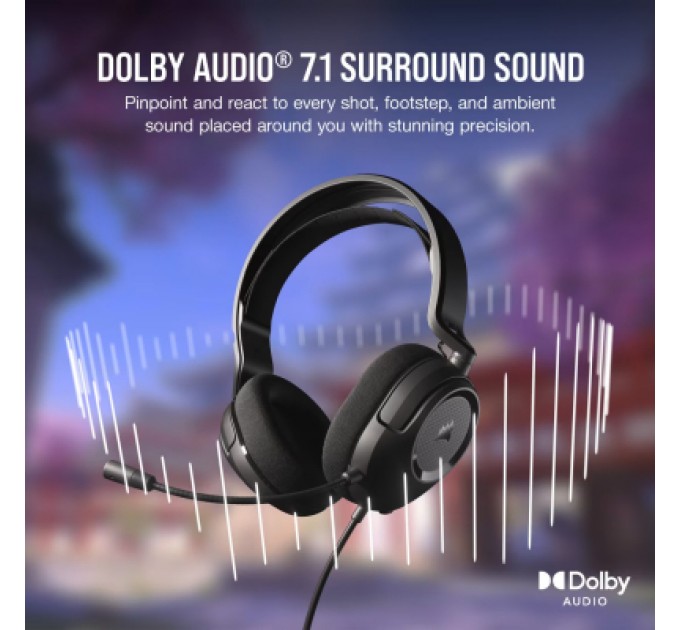 Навушники Corsair HS35 Surround v2 Multiplatform Gaming Carbon (CA-9011386-EU)