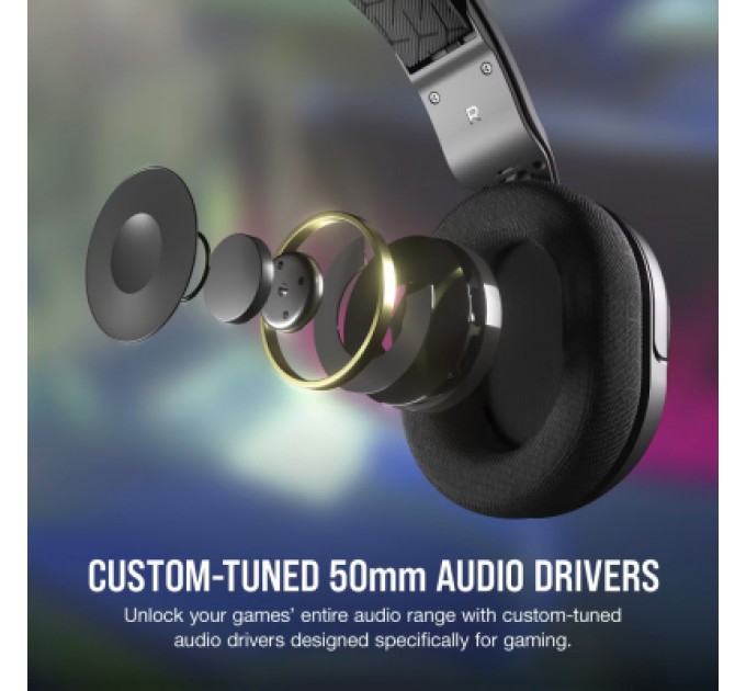 Навушники Corsair HS35 Surround v2 Multiplatform Gaming Carbon (CA-9011386-EU)