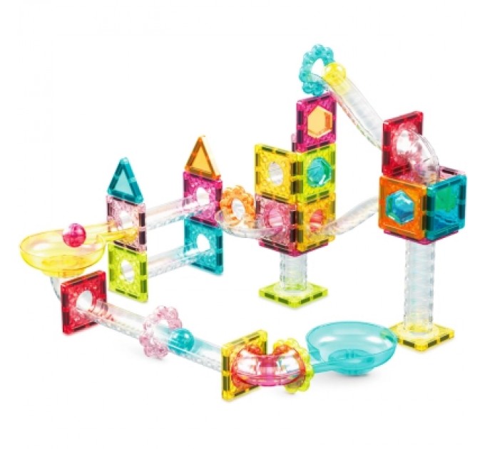 Конструктор Picasso магнітний Tiles Mini Diamond Marble Run Track Set 60 деталей (817338028299)