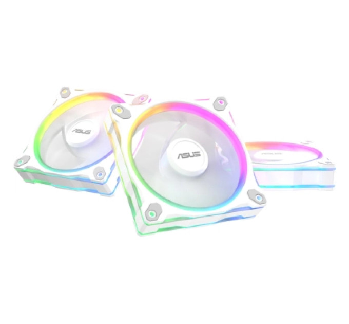 ASUS Кулер до корпусу ASUS PRIME MR120 ARGB WHITE 3IN1 (90DA00I3-B09020)