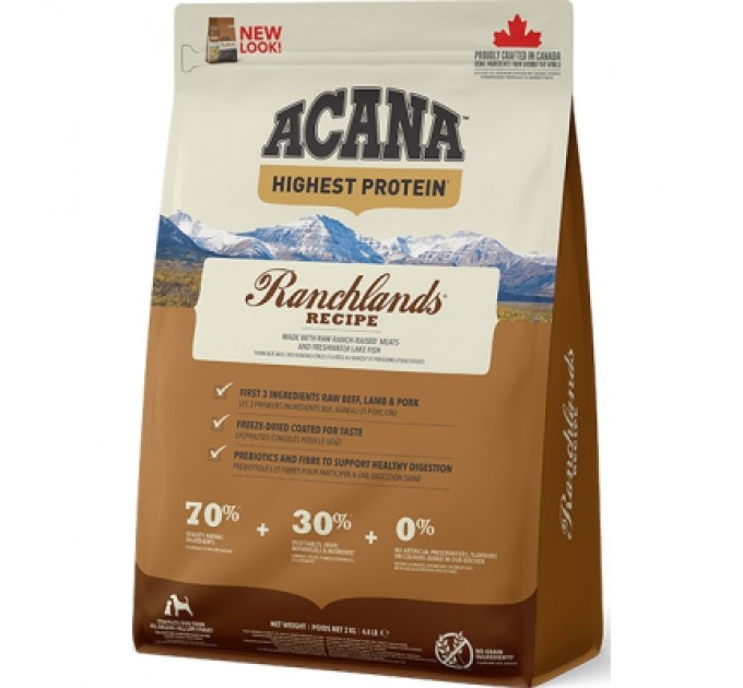 Сухий корм для собак ACANA Ranchlands 2 кг (0064992543204)