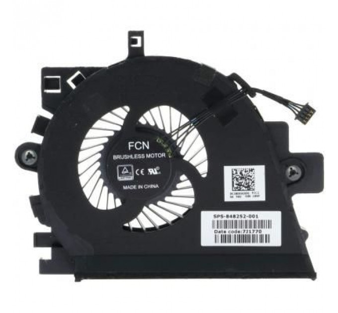 Вентилятор ноутбука HP ZBook 15 G3 (848252-001) DC(5V, 0.5A), 4pin (до відеокарти) (A48464)