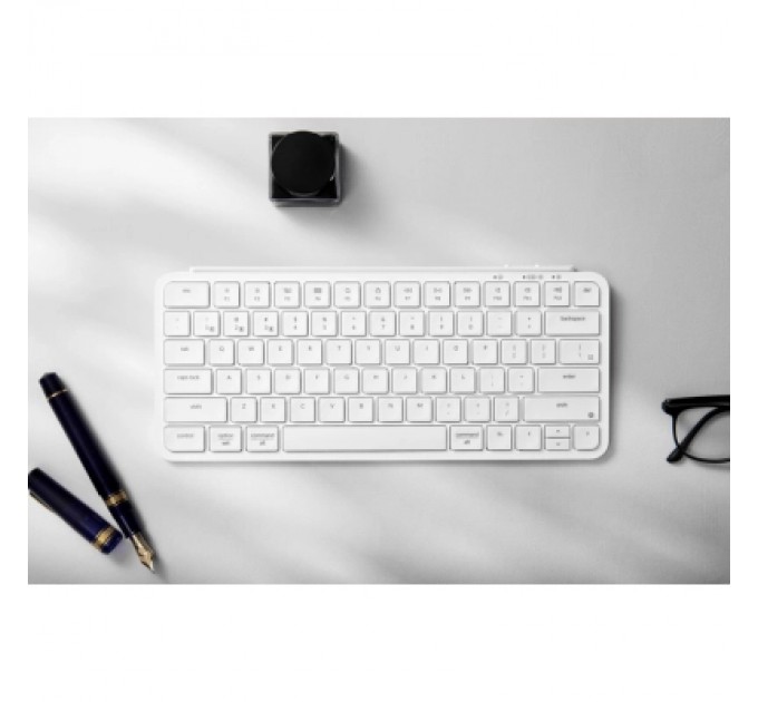 Клавіатура Keychron B1 Pro Wireless/Bluetooth/USB UA Ivory White (B1P-K8-UA)
