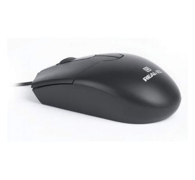 Мишка REAL-EL RM-208 USB Black