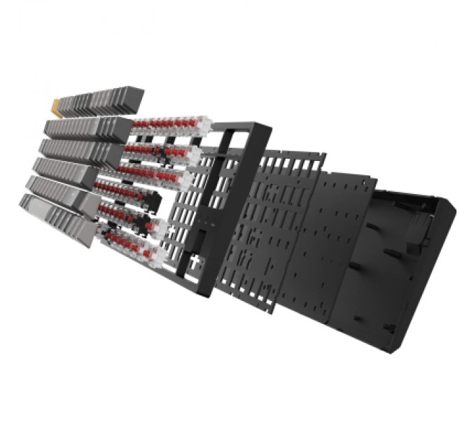 Клавіатура Keychron C1 Pro 87Key K pro Red RGB QMK/VIA Hot-swap USB UA Black (C1PM1_KEYCHRON)