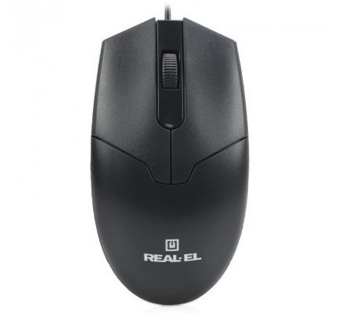Мишка REAL-EL RM-208 USB Black
