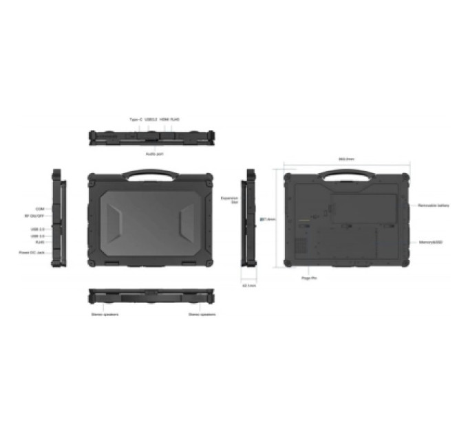 AGN Ноутбук AGN x14A (AGN_x14A_i5_12Th_16_512)