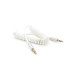 Voltronic Кабель мультимедійний 3.5mm M to 3.5mm M 1.5m 90° corner white Voltronic (YT-AUXSGJ(M)/(M)-1.5-W)