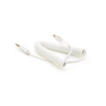 Voltronic Кабель мультимедійний 3.5mm M to 3.5mm M 1.5m 90° corner white Voltronic (YT-AUXSGJ(M)/(M)-1.5-W)