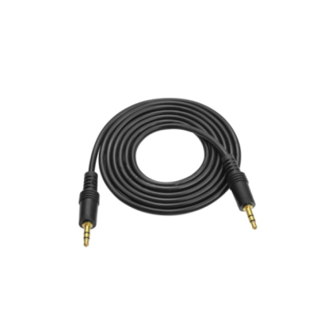Voltronic Кабель мультимедійний 3.5mm M to 3.5mm M 1.5m black Voltronic (YT-AUXGJ(M)/(M)-1.5-B)