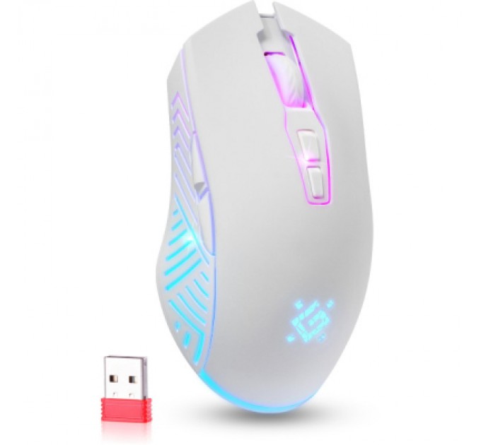 Мишка Defender Pandora GM-502 LED Wireless White (52502)