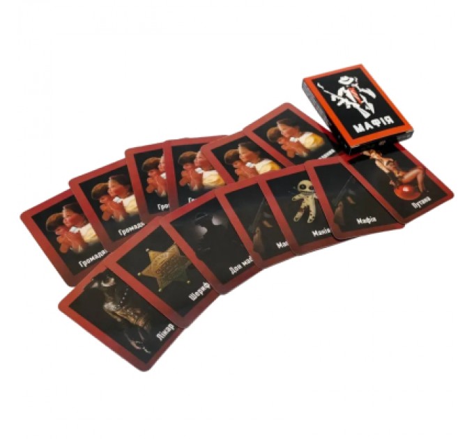 Настільна гра Fun Games Shop Мафія пластикова (укр.) (58263)