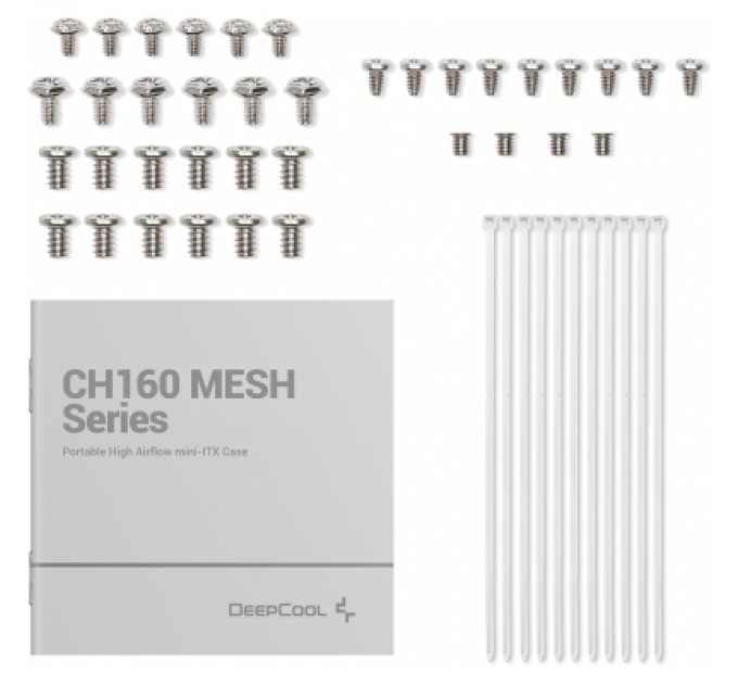 Корпус Deepcool CH160 MESH WH