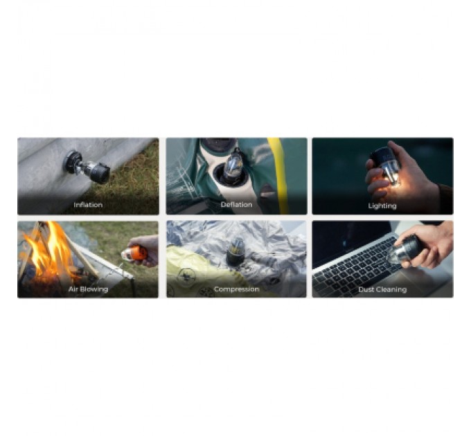 Ліхтар Flextail Max Pump 3 з функцією насосу білий (MP3G650-WT-i)