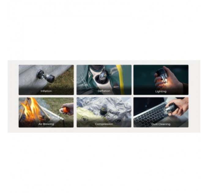 Ліхтар Flextail Max Pump 3 з функцією насосу чорний (MP3G650-BK-i)