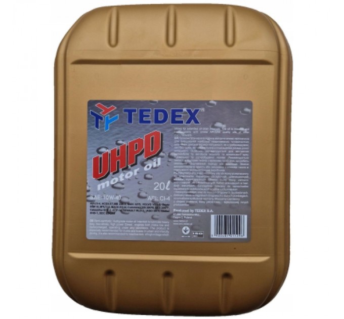 Моторна олива TEDEX UHPD MOTOR OIL CI-4 10W40 - 20л