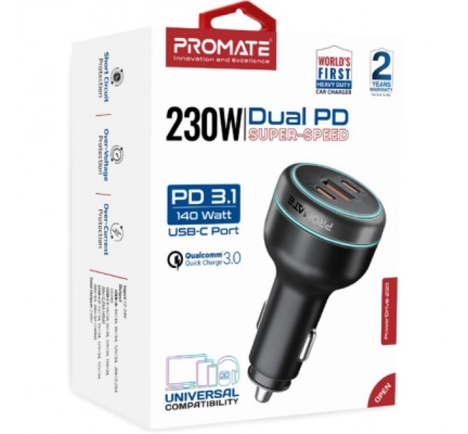Зарядний пристрій Promate powerdrive-230